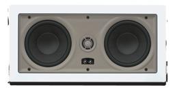 LCR Inwall & Onwall Speakers IW650 Q2 08 One inwall LCR speaker with two 6½" Kevlar woofers, 1" pivoting aluminum dome tweeter, ±3dB bass & treble contour switches and 150 watt power handling.