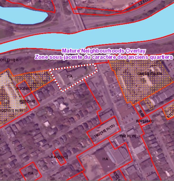 7 ZONING BY-LAW In the City of Ottawa Zoning By-law 2008-250 the subject site is zoned I1A Minor Institutional, Subzone A.