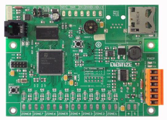 Describing the System 2.2.3 MicroMux Controller Board The MicroMux Controller is an Addressable Fire Panel Interface that can be mounted inside the VersAlarm Panel.