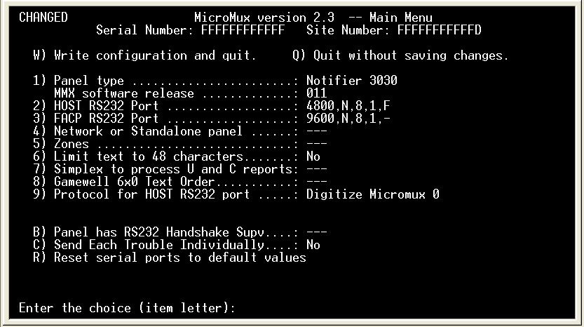 Setting up a MicroMux 5.6.