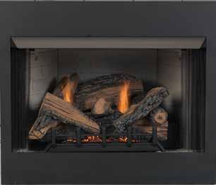 CREATE A CUSTOM LOOK GRUF/GCUF The GRUF/GCUF series fireboxes provide the option to choose a louvered design or a