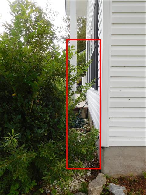 Repair, Repair or Replace (1) Recommend cutting back bushes and shrubs from around the house to prevent damage to siding and provide access to utilities. 2.