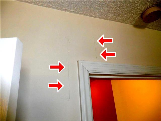 4.1 Item 10(Picture) Master Bedroom Door (5) Minor screw "pops" noted in rear