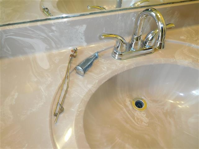 (1) The sink stop valve is not attached in the upstairs hall bathroom, repair as needed. 6.