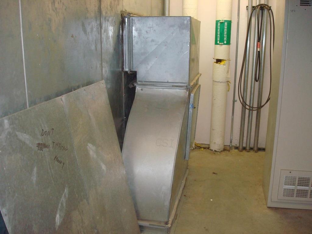 Figure 14 - Supply duct from supply fan