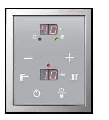 enough Ultra-precise and intuitive controls Unlike ordinary electric boilers, which have mechanical aquastats, Gialix