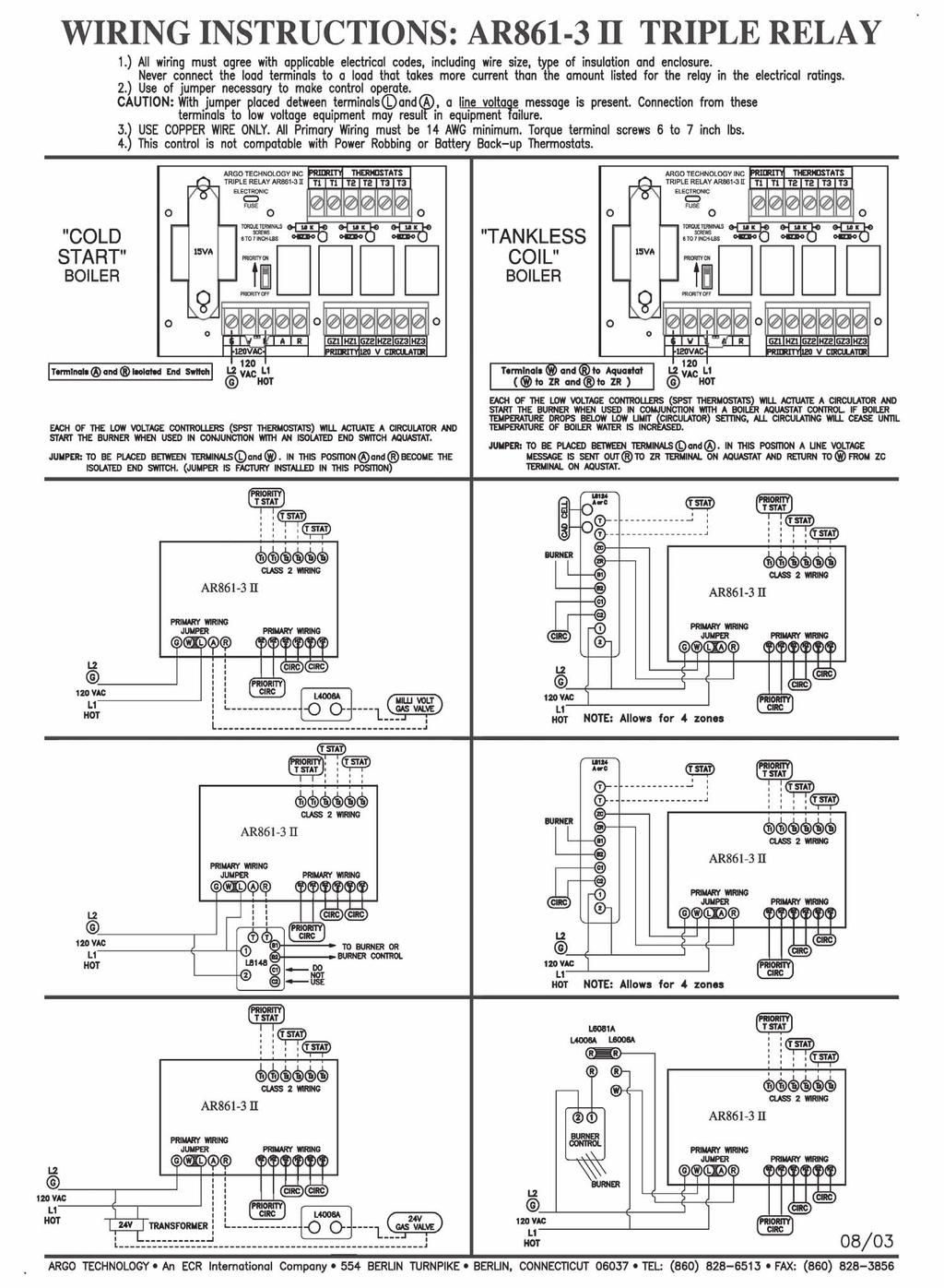 AR861-2II & AR861-3II APPLICATIONS The diagrams on the following pages represent the AR861-3II. The AR861-2II is wired in a similar fashion.
