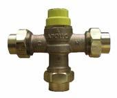 Apollo 34-100 Series Application Chart Point Of Source Apollo 34 Series mixing valves help extend hot water supply and enhance the life and accuracy of hydronic thermostats in residential and small