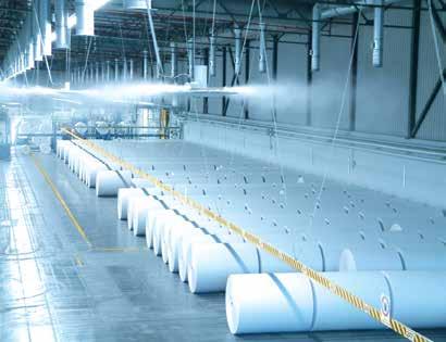 HUMIDIFICATION AS A DIRECT ROOM SOLUTION Humidification in the paper industry Humidification in a retail store Air humidification makes a significant contribution to optimized production and storage