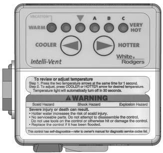 OPERATING YOUR WATER HEATER Lighting Instructions WARNING Read and understand these directions thoroughly before attempting to operate the water heater.
