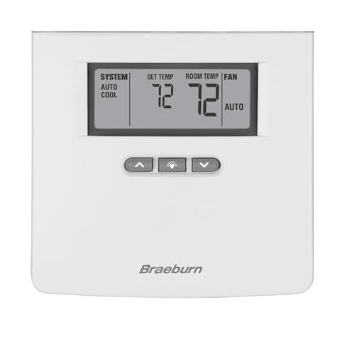 5 YEAR LIMITED WARRANTY Store this booklet for ftre reference Braebrn Systems LLC warrants each new Braebrn thermostat against any defects that are de to falty material or workmanship for a period of