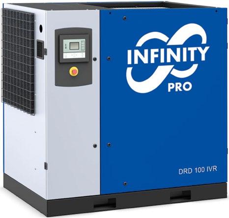 Infinity DRC, DRD & DRE Rotary Screw Compressor Range The Infinity DRC, DRD and DRE range are high quality, oil injected gearbox driven compressors, suitable for use with a variety of constant speed