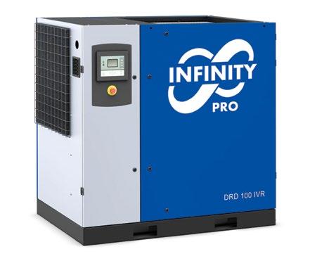 5 442 75 100 75 7.5 1560 Infinity Pro DRD Screw Compressor (variable speed) DRD75IVR 102-340 55 75 72 9.