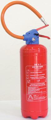 At present the PB 100 is the most used wheeled fire extinguisher within the Italian petrochemical industries.