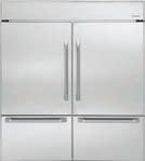 Built-in bottom-freezer refrigerators Custom Integrated Built-in and free-standing refrigerators Craftsmanship is a hallmark of the Monogram Collection, and this is perfectly evidenced in the