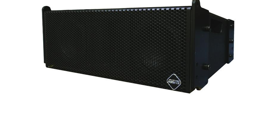 incredible dynamics. Up to 8 Line array speakers can be simultaneously connected per frame.