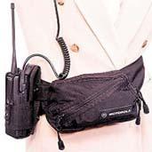 Leather carry case not required when Radio Pack used Note: use with or without a carry case is