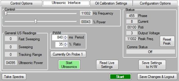 3.7 - ULTRASONIC INTERFACE NOTE: The information in this section is for reference only.