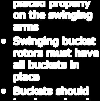 place Buckets should be