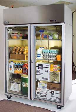 Top Mount Reach-In Refrigerators & Freezers MNR/MNF522 MNR522SSG Exterior front, sides and doors are stainless steel Durable construction Numerous full and half door configurations Flexibility to