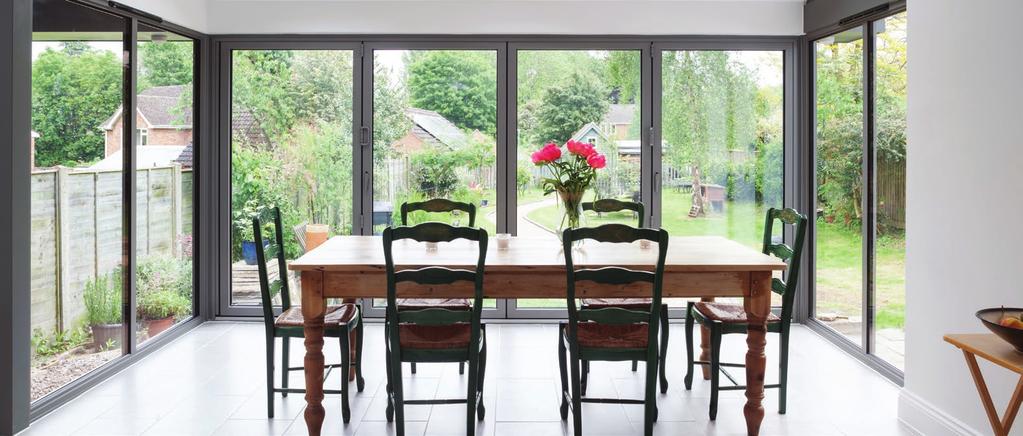 28 EXPANSE 29 TRANSFORM YOUR HOME Bring Interiors To Life Our Expanse bi-fold door will suit any home, whatever style and finish you desire, Aluco Expanse can deliver and more.