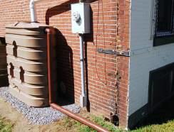 Rainwater Harvesting. Rainwater harvesting systems come in all shapes and sizes. Cisterns and rain barrels capture rainwater, mainly from rooftops.