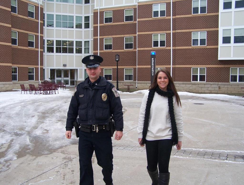 Walking Escorts University Police provide walking escorts 24 hours/7 days a week.