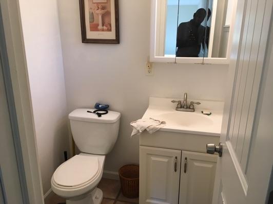 1. Room Master Bathroom Ceiling and walls are in good condition overall. Accessible outlets operate.
