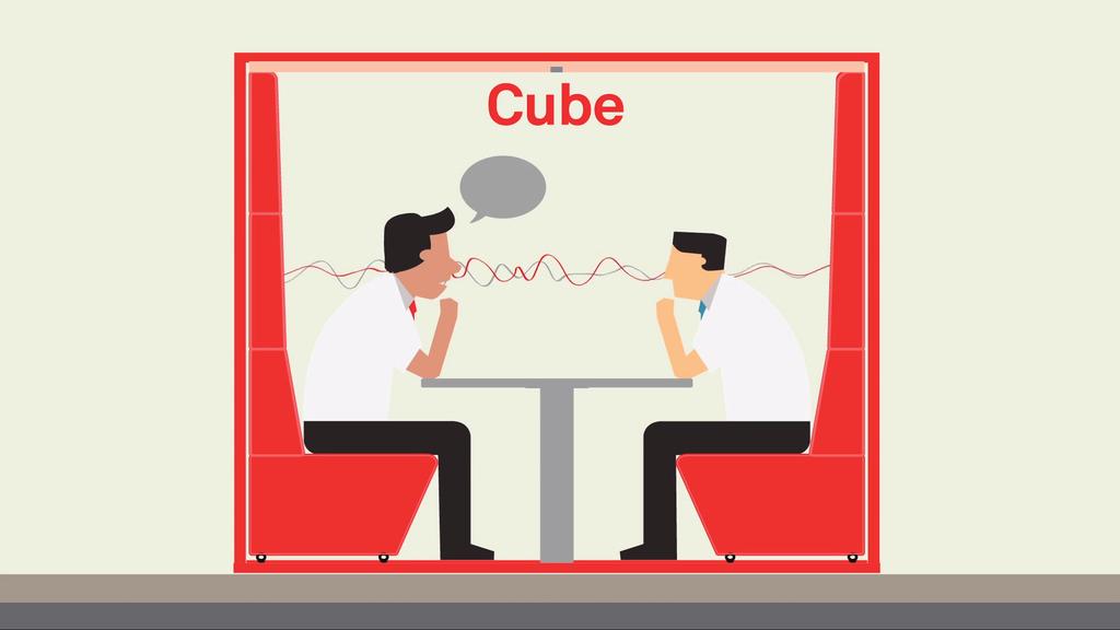 03_Acoustics What makes Cube the market s leading meeting and study booth so efficient in terms of acoustics?