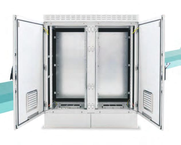 External and internal tight cabinets, heating and cooling systems Protection of equipment against changeable whether conditions and against acts of vandalism and theft is a very important issue.