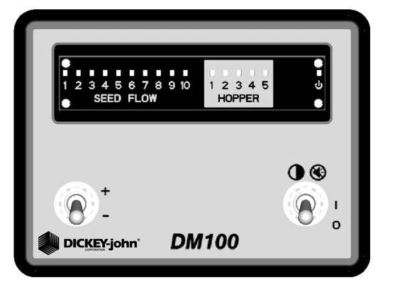 INTRODUCTION SYSTEM OVERVIEW The DICKEY-john DM100 is the economical solution for a reliable, no frills monitor.