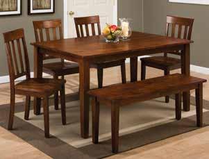 oak mission style with table