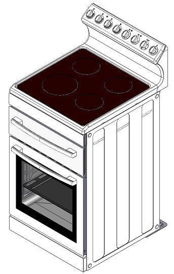 16. Technical specifications Model FS54R Oven capacity(l) 70 Grill capacity(l) 20 Voltage(V) 220-240 Frequency (Hz) 50/60 Circuit breaker(a) 45