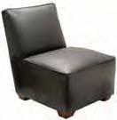 8109 corner chair Charcoal Leather 34 L 34 D 33 H