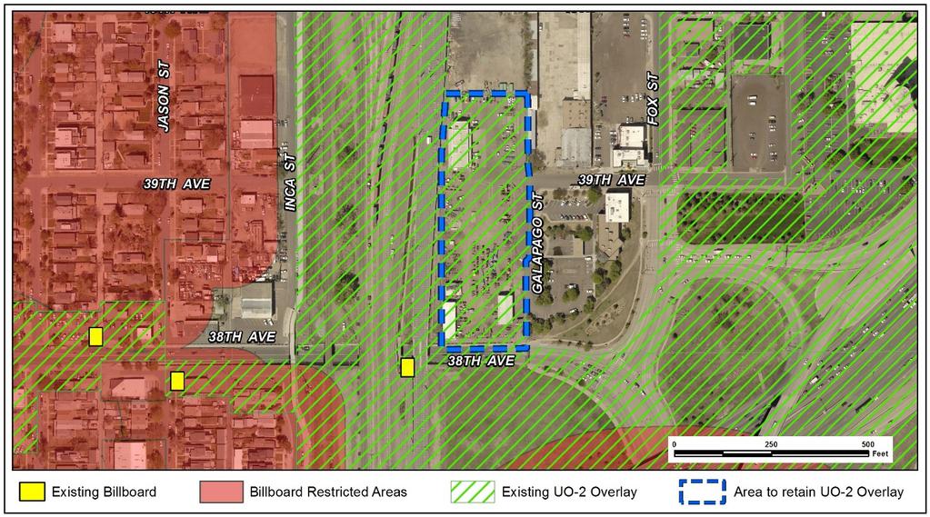 Rezoning Application #2018I-00075 January 2, 2019 Page 5 The existing zoning on the subject property is I-B UO-2. I-B is a general industrial zone district in the Industrial Context.