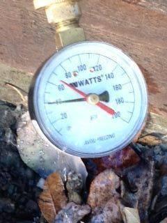Photo 9-1 Water pressure at house. 40psi 10) Photo 10-1 25 gallon propane tanks.