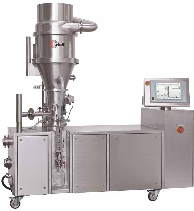 Overview of operator advantages feasibility tests 500 g/batch - 4 kg/batch (batch mode) and 200 g/h - 4 kg/h (continuous mode) production of samples 1 kg/batch - 30 kg/batch (batch mode) and 1 kg/h -