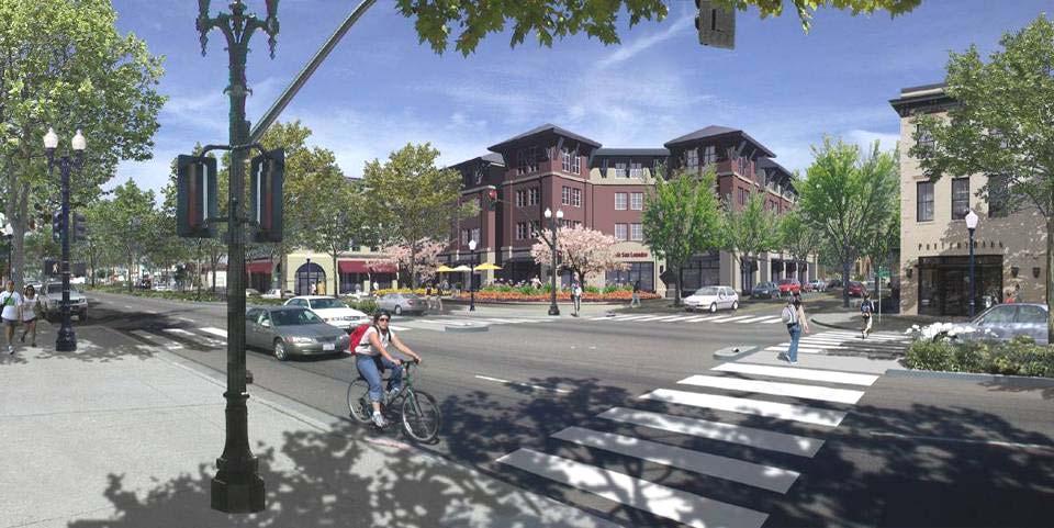 Arterial with Pedestrian, Bike, and Infill / Mixed-Use Redevelopment 3D s Applied