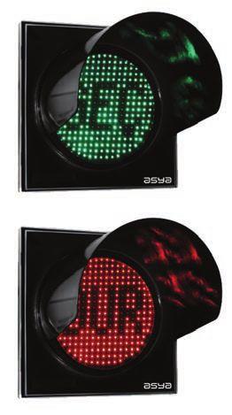300 mm Animated Pedestrian Signal Head with LEDs (Black / Standard Housing)/ 5,00 kg SN-02-05-350: Ø 300 mm Animated