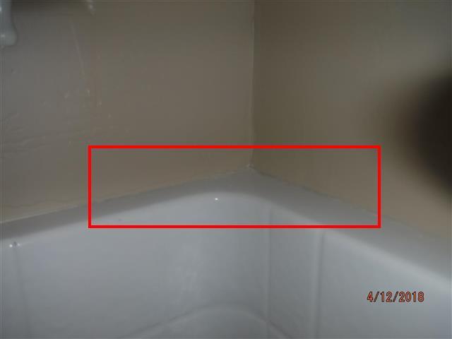 Basin(s): Cultured marble (one piece) Bathtub: Fiberglass molded shower Shower: Fiberglass GFCI trips to:: This bathroom B.1.