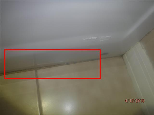 B.3. In the third story bathroom, we observed some gaps in the grout between the tile flooring and the bathtub. It's important to keep a bathroom sealed.