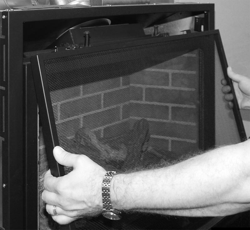 individuals. IMPORTANT: Safety Screen must be in place when the fireplace is in operation.