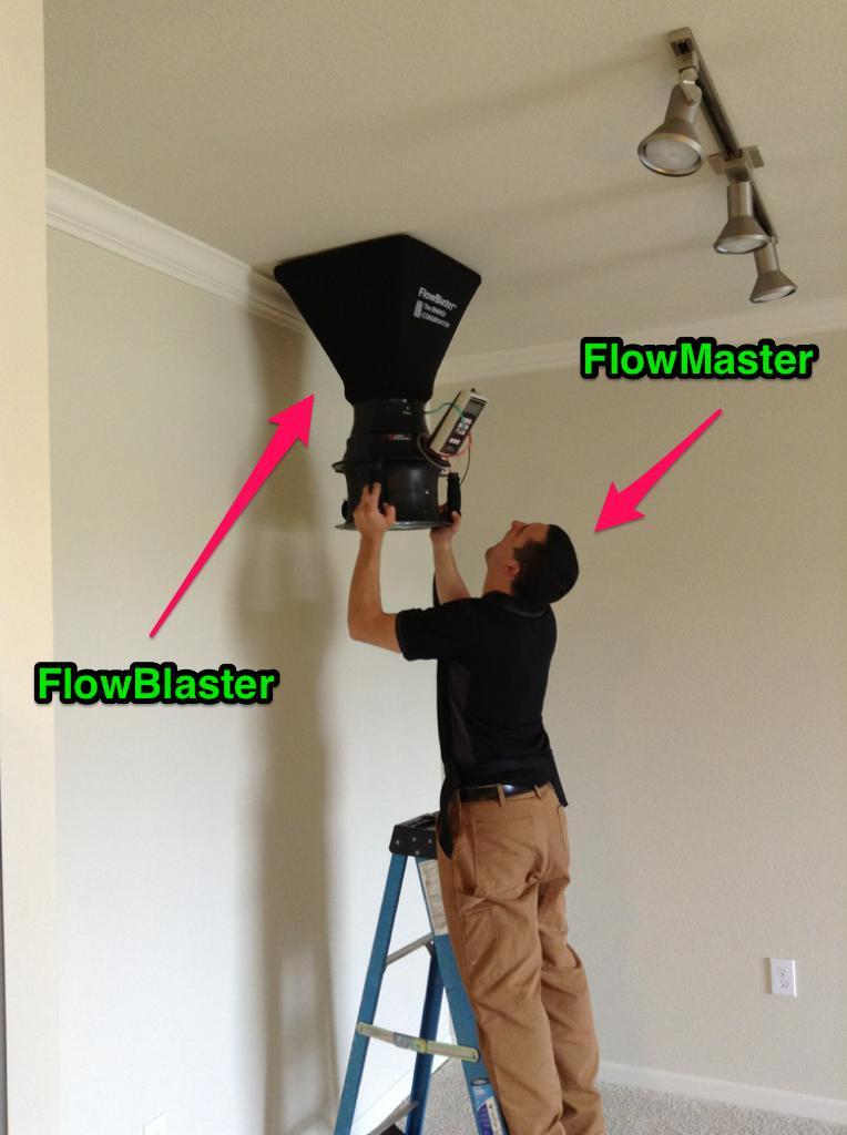 Flow Capture Device Used to accurately measure air flow in all residential applications
