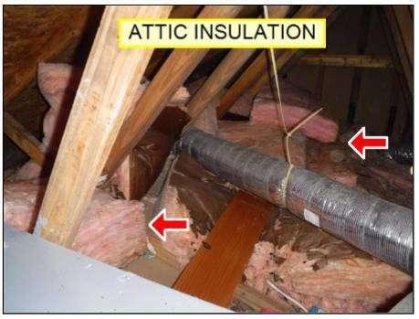None Exhaust Systems: Exhaust Fans Fan Only, Fan with Light Attic Insulation: Insulation Type Batt, Loose-fill Attic Insulation: Adequate Insulation Attic THE ATTIC IS INSULATED PROPERLY.