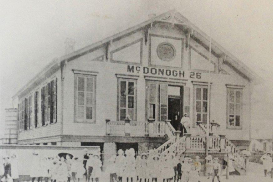 HISTORY OF THE DISTRICTS Part 2 boom, which produced McDonoghville s robust collection of Italianate and Queen Anne/Eastlake shotguns and cottages.