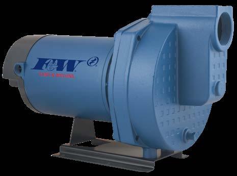 Made in the A with a majority of A components, the SPJ series also features: High capacity, high volume ast iron pump body and mounting ring for long life Flint & Walling Service Plus NEMA J,