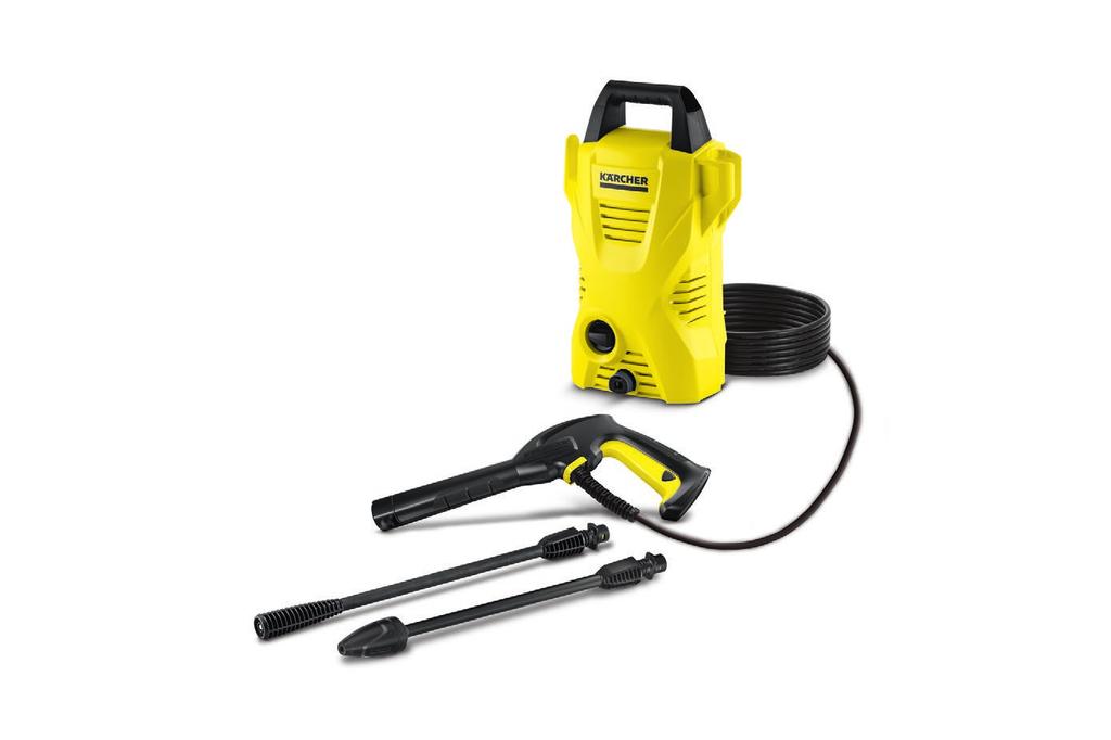 K2 Compact The Kärcher K2 Compact jet washer might be small and lightweight but it can make light work of even the biggest cleaning jobs.