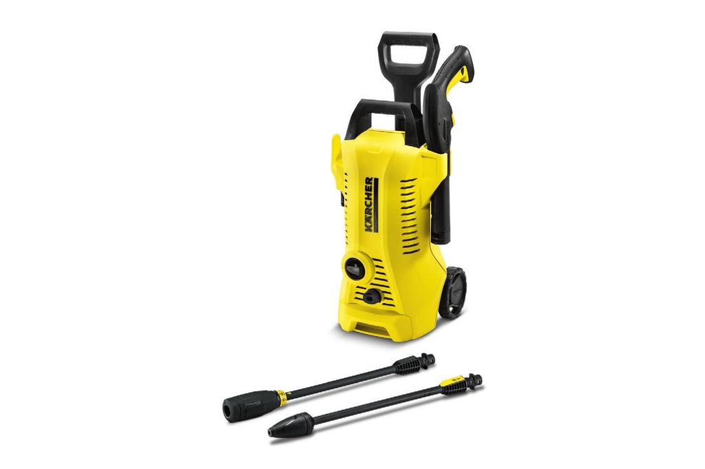 K 2 Full Control The K 2 Full Control is equipped with two smooth-running wheels, a 4 m pressure hose, dirt blaster with rotating point jet for removing stubborn dirt and