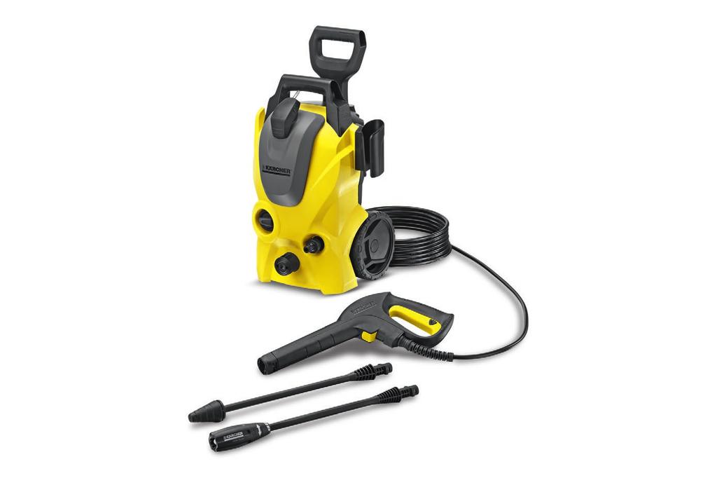 K 3 Premium The K 3 Premium with water-cooled motor features a telescopic handle, Quick Connect spray gun, 6 m long high-pressure hose and a water filter to protect the pump against the ingress of