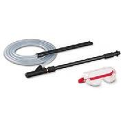 0 Pipe cleaning set with 15 m hose for clearing blockages in pipes, drains, downpipes and toilets. Vario joint 42 2.640-733.0 Vario joint, rotates 180 for cleaning difficult to reach areas.